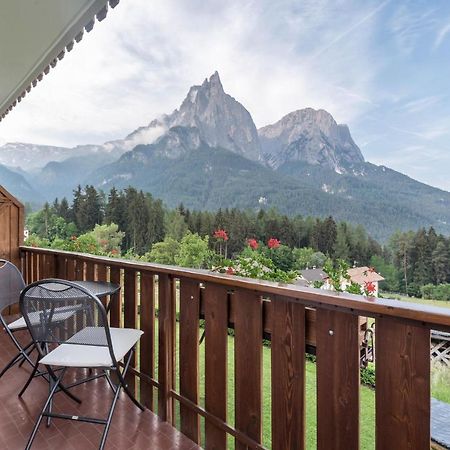 Haus Lohengrin Ferienwohnung 1 Siusi Dış mekan fotoğraf