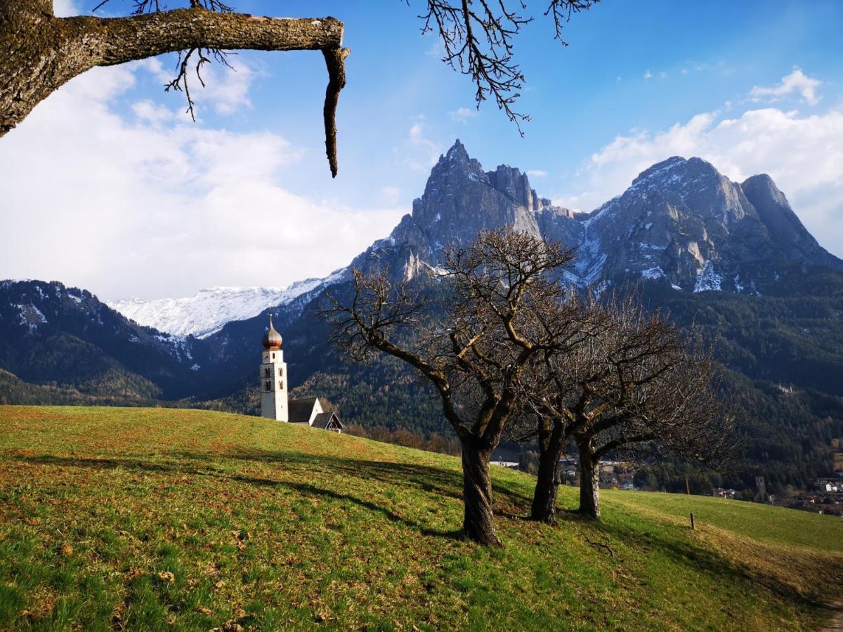 Haus Lohengrin Ferienwohnung 1 Siusi Dış mekan fotoğraf